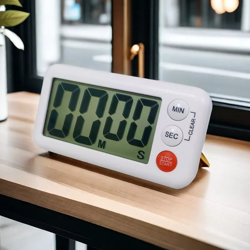 Kitchen Timer Japanese Komeki 7041 Stand Positive and Negative Countdown Japanese Style Magnetic Timer Electronic Timer