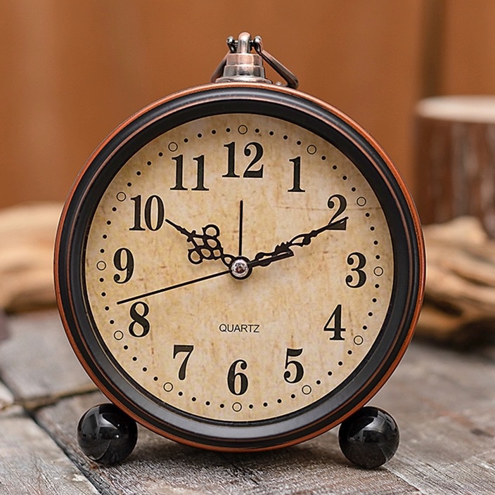 Desk clock bedroom living room decorative alarm clock ornament alarm clock
