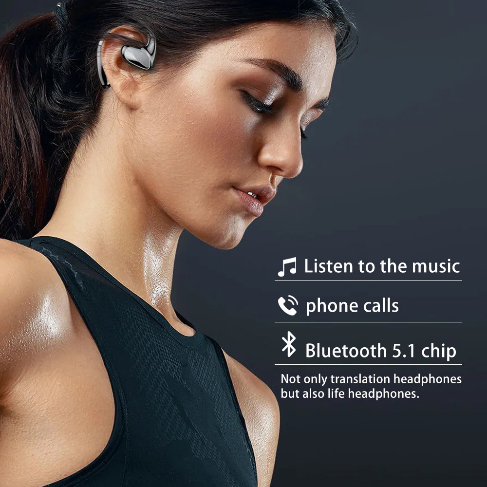 M8 Smart AI Translation S900 Bluetooth Headphones TIKTOK Real-time Simultaneous Interpretation Translation Headphones