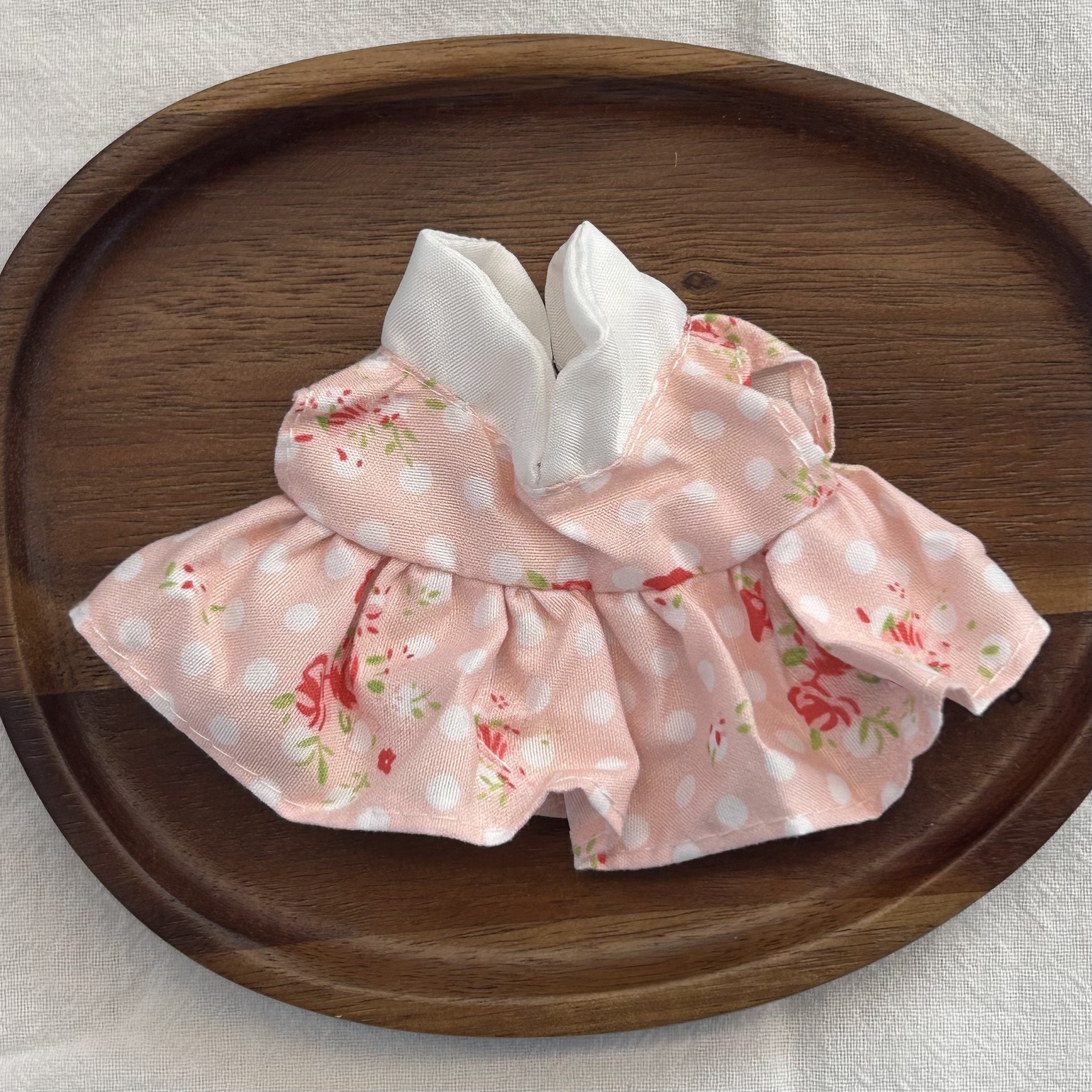 10cm doll clothing 17cm cotton doll floral dress replacement outfit kt cat diy accessory dimoo outfit