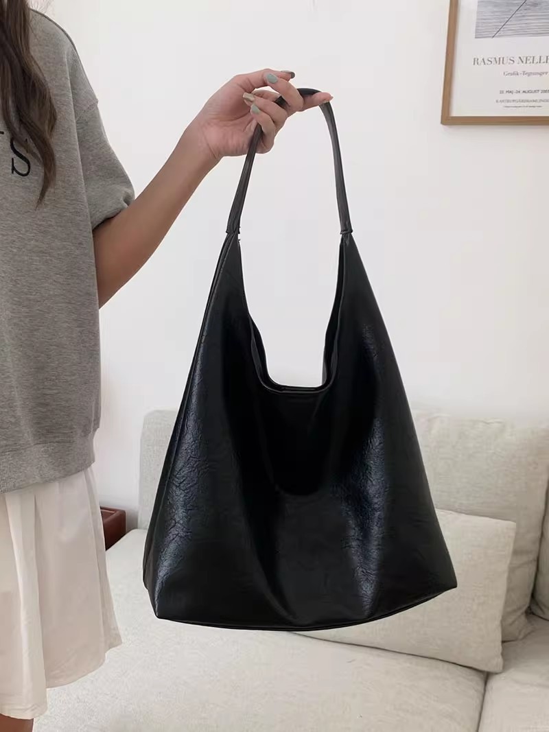Maillard Style Commute Bag Large Capacity Women's Bag 2026 New Popular Relaxed Single Shoulder Tote Bag