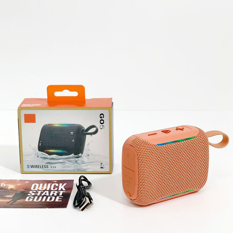 GO5 Wireless Bluetooth Speaker TWS Outdoor Home Portable Mini Bass Card Slot Gift Speaker