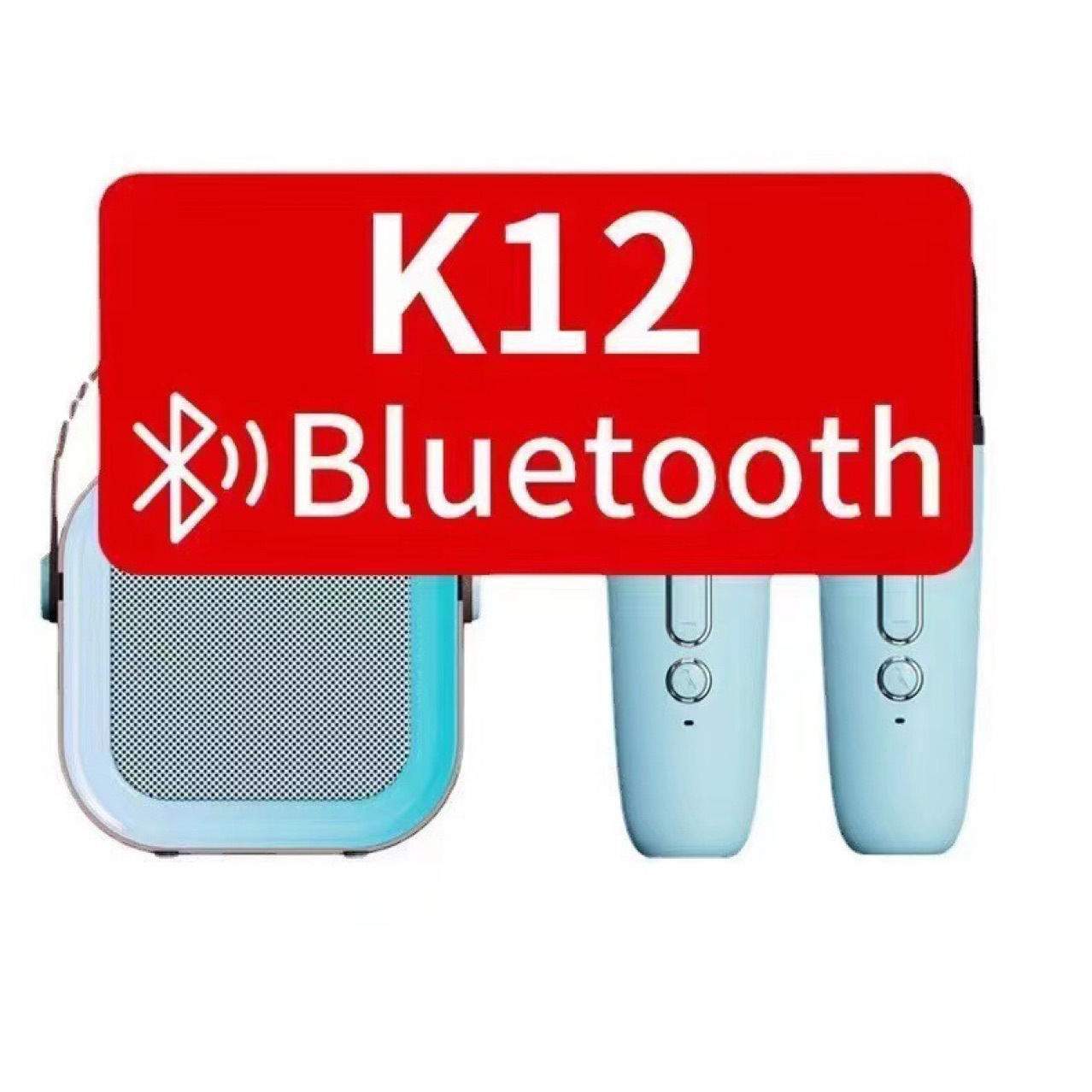 New K12 Bluetooth audio integrated wireless microphone portable K song outdoor singing home karaoke Bluetooth audio