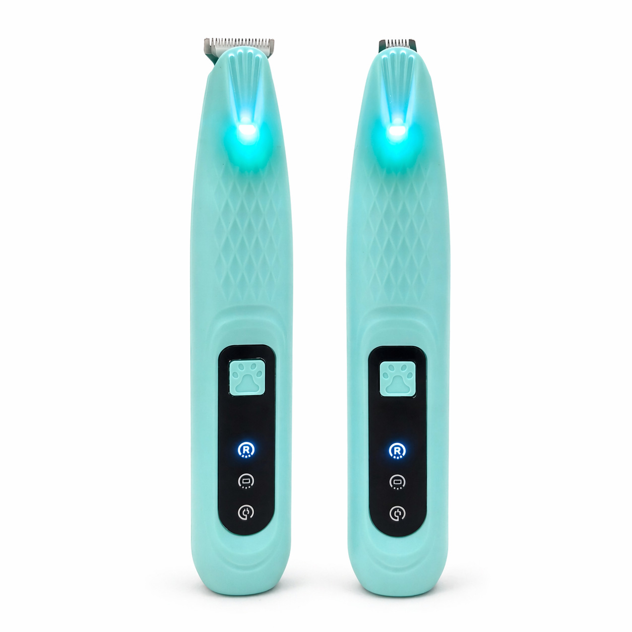 New Pet Hair Clipper Waterproof Wide and Narrow Blade LED Shaver for Cat Dog Ear Paw Hair