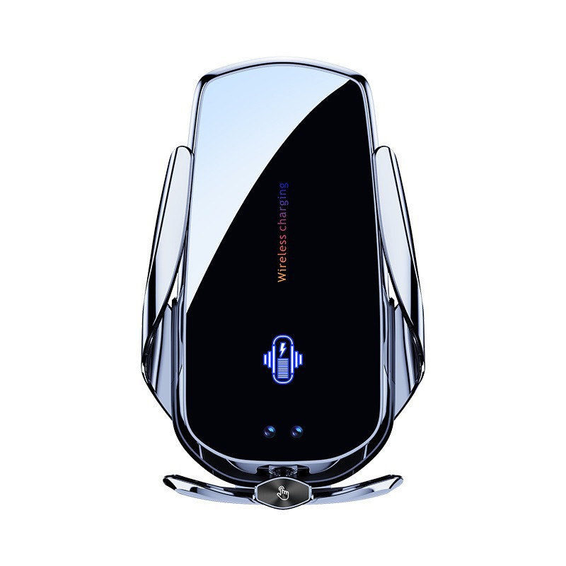 New F4 Car Wireless Charger Car Charger Smart Infrared Induction Fast Charging with Magnetic Head Phone Holder