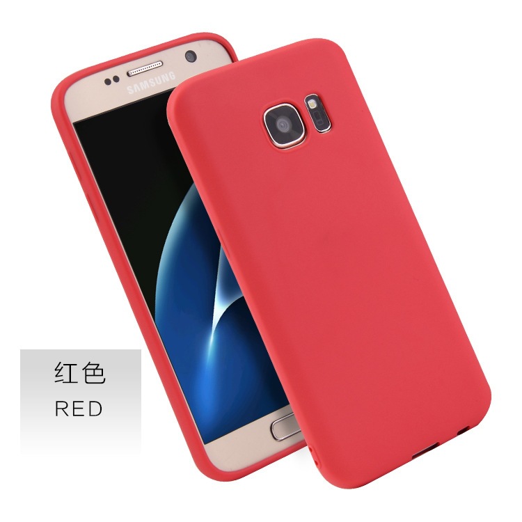 Applicable for Samsung S7 Phone Case Candy Color S8 Anti-Fall S6edge Full Wrap A720 Protective Case