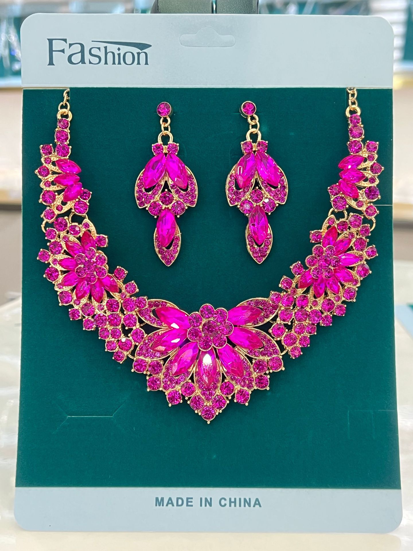 Luxury Jewelry Set Alloy Banquet Accessories Flower Bride Wedding Jewelry for Women