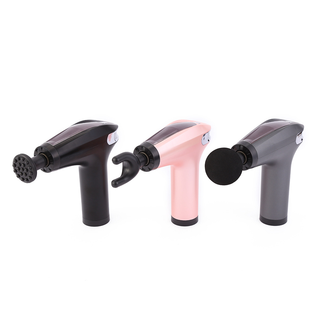 Blueidea-326 Fascia Gun Home Detachable Handle Fitness Relax Muscle Massager LED Display