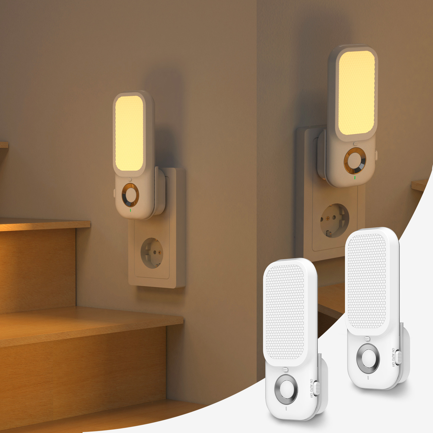 Wireless Charging Human Body Induction Light, Light On When People Come, Light Off When People Leave, Bedroom Bedside Induction Night Light