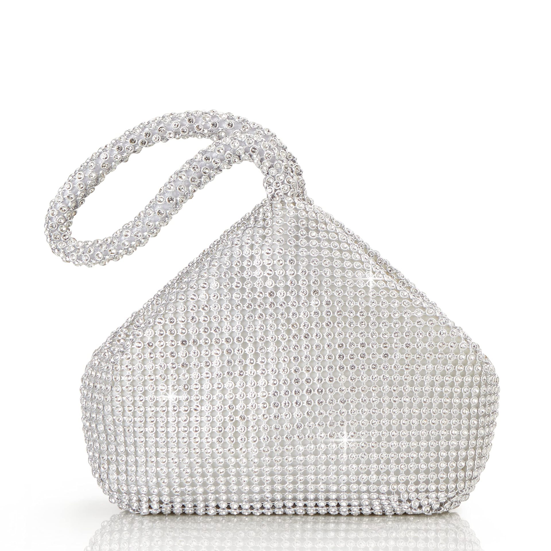 Large Mine Bag Evening Bag Pure Handmade Rhinestone Evening Bag Clutch Banquet Bag Women's Handbag Diamond Bag