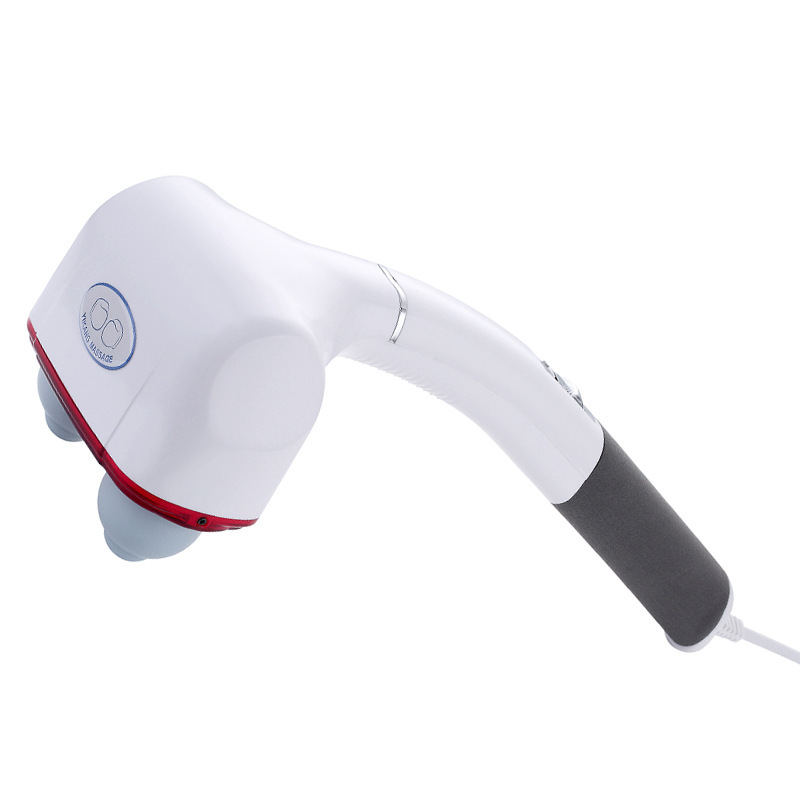 Dolphin Massager Electric Handheld High Power Household Double Head Massage Hammer Waist Back Calf Vibration US Standard
