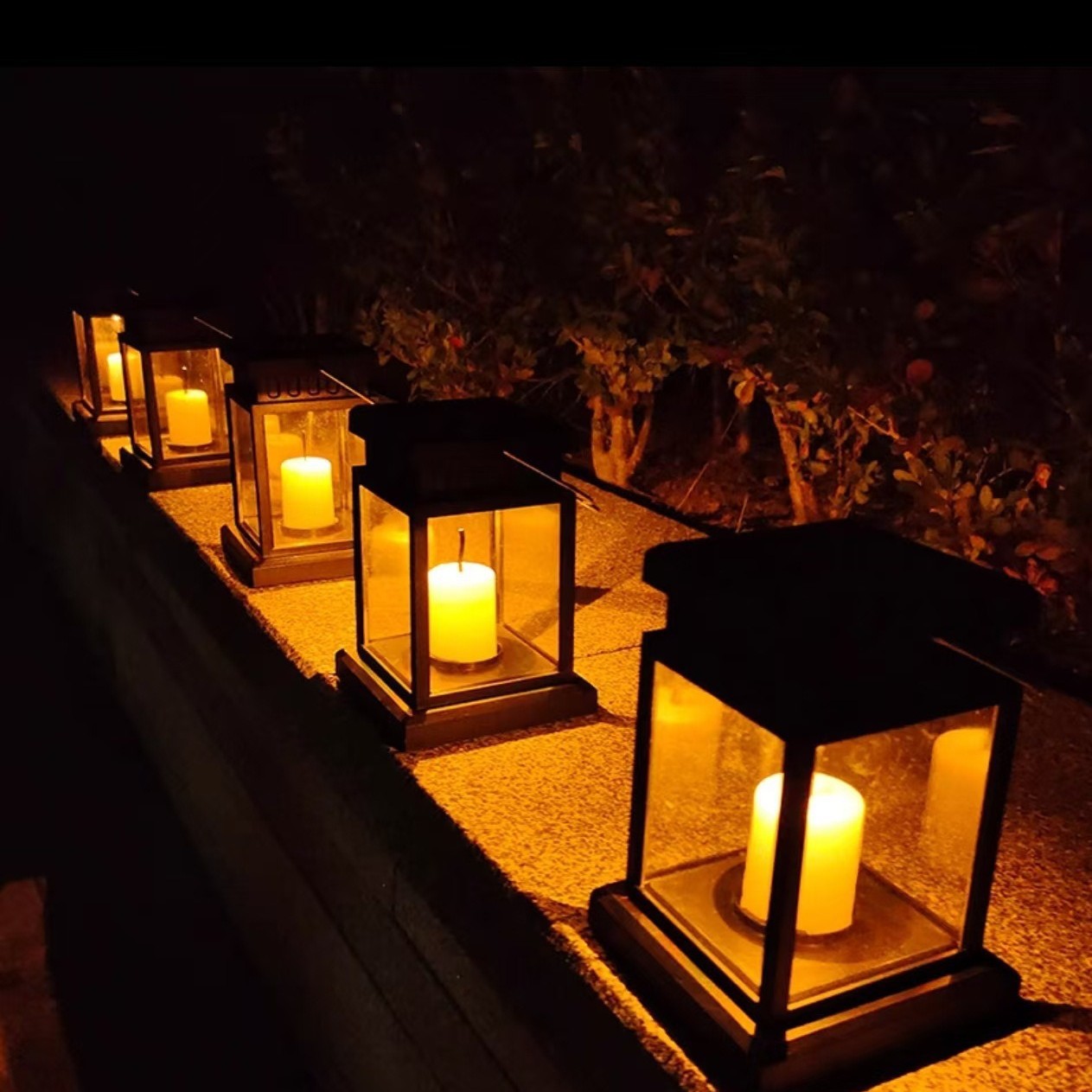 Solar Light Courtyard Small Palace Light New Star Candle Light Villa Atmosphere Decorative Night Light