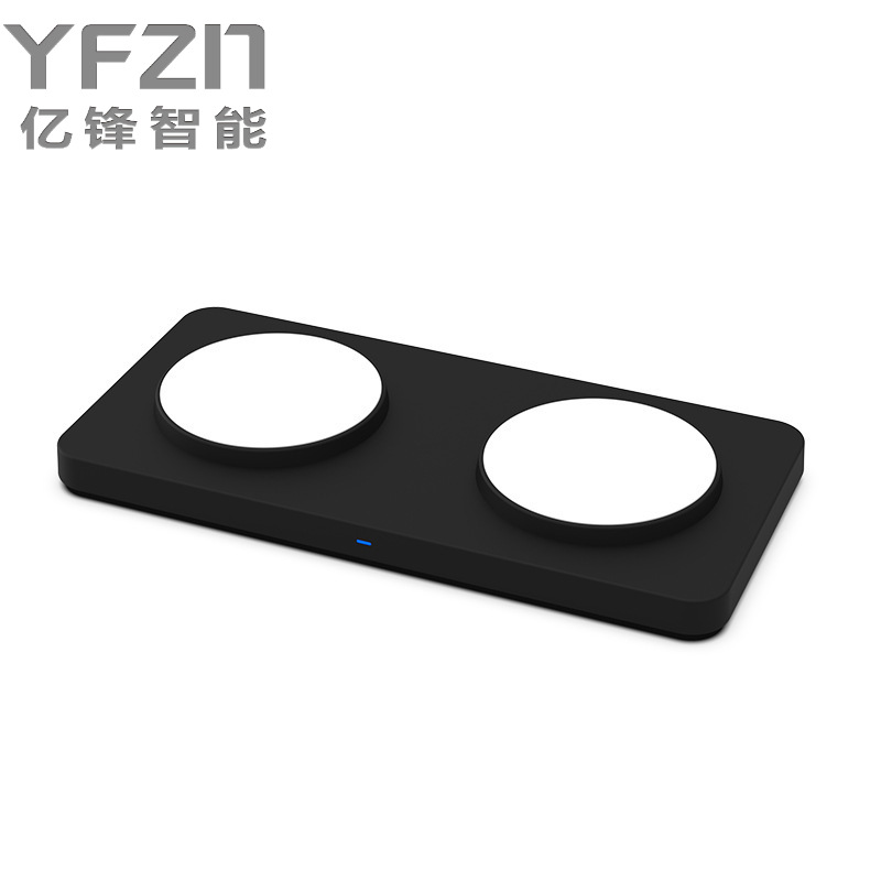 Two-in-one magnetic desktop wireless charger dual 15W dual charging magnetic fast digital display wireless charger