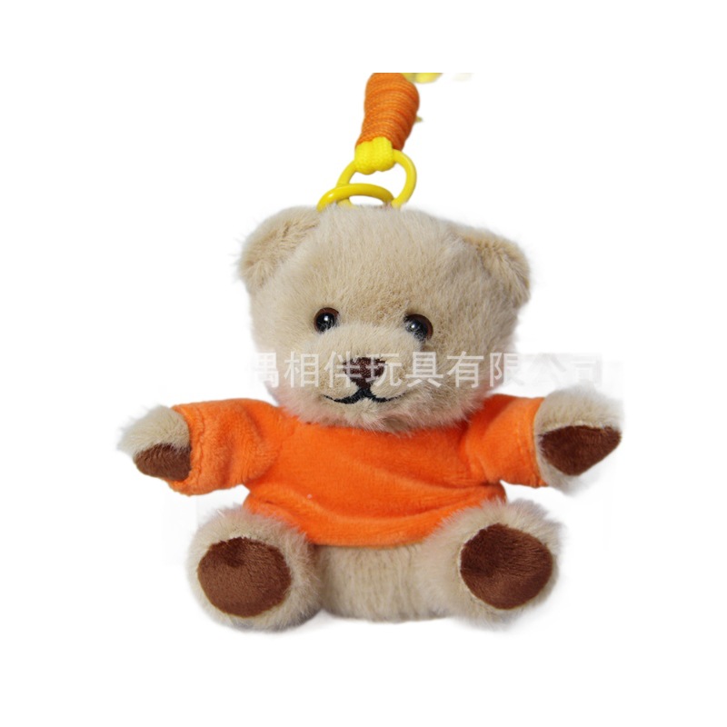Teddy bear keychain bear pendant backpack toy logo doll print name birthday graduation doll gift