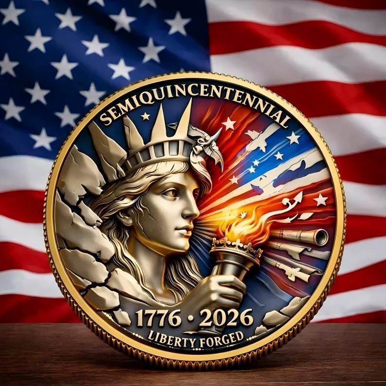 美国250周年纪念币The 250th Anniversary Independence Day Coin
