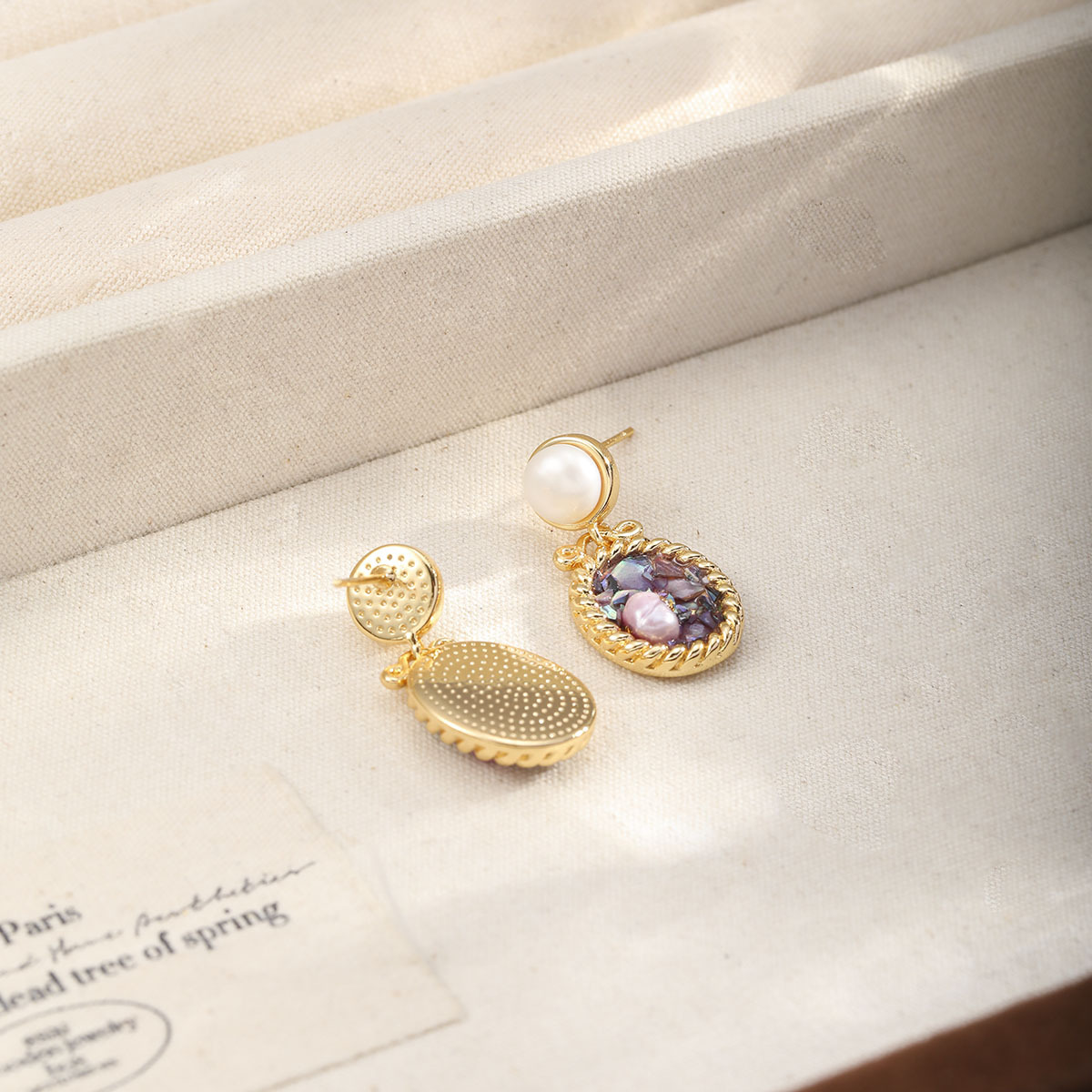 Pearl Earrings Women Commute Rhinestone Earrings Feel Earrings