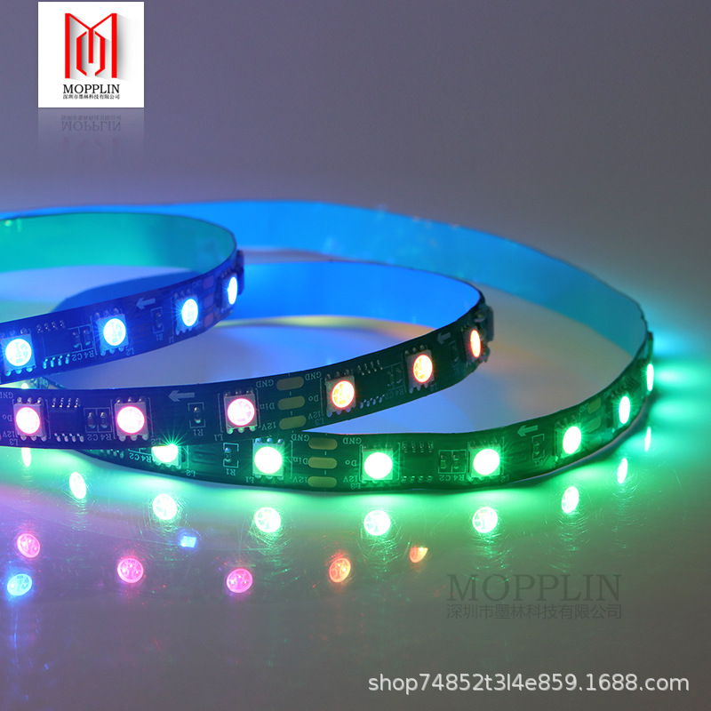 12V magical color light strip WS2811 LED strip 5050 full color flowing water running horse light strip engineering colorful light strip