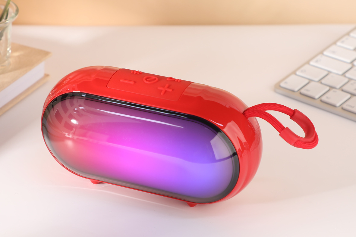 TG692 Pill-Shaped Color Light Large Battery Bluetooth Wireless Radio Speaker Rechargeable Portable Gift Speaker