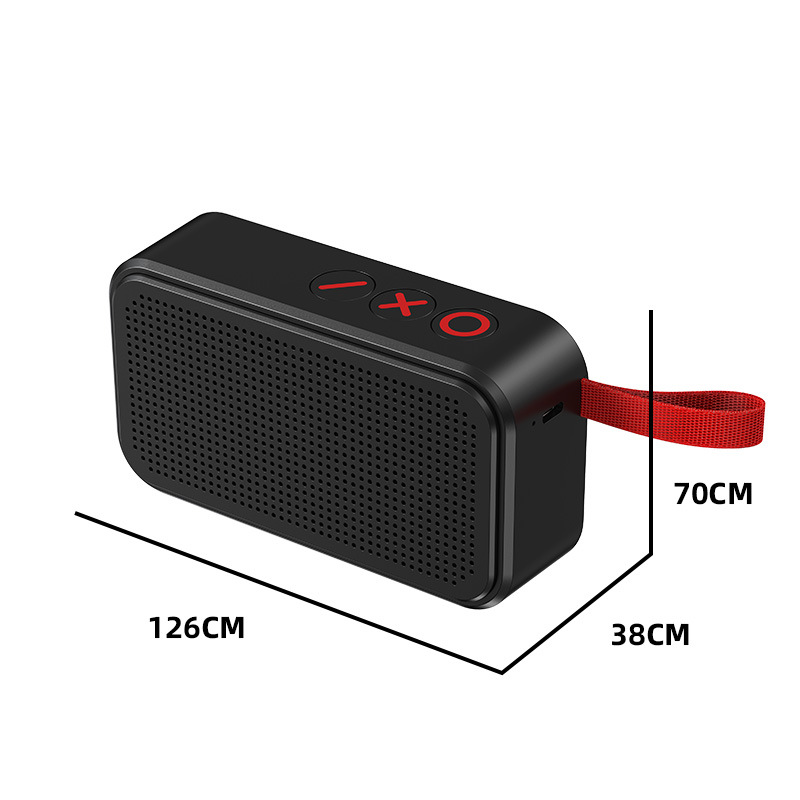 Wireless Bluetooth Speaker with Lanyard Hands-free Call Bluetooth Speaker Outdoor Portable Small Speaker Gift