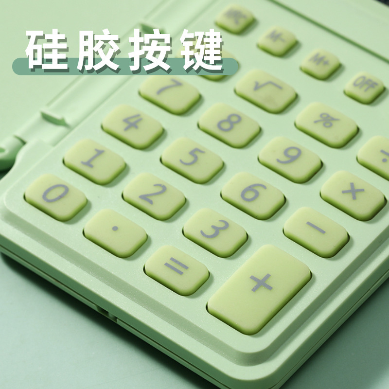 Small Scientific Calculator Candy Color Flip Arithmetic Student Office Specialized Electronic Computer