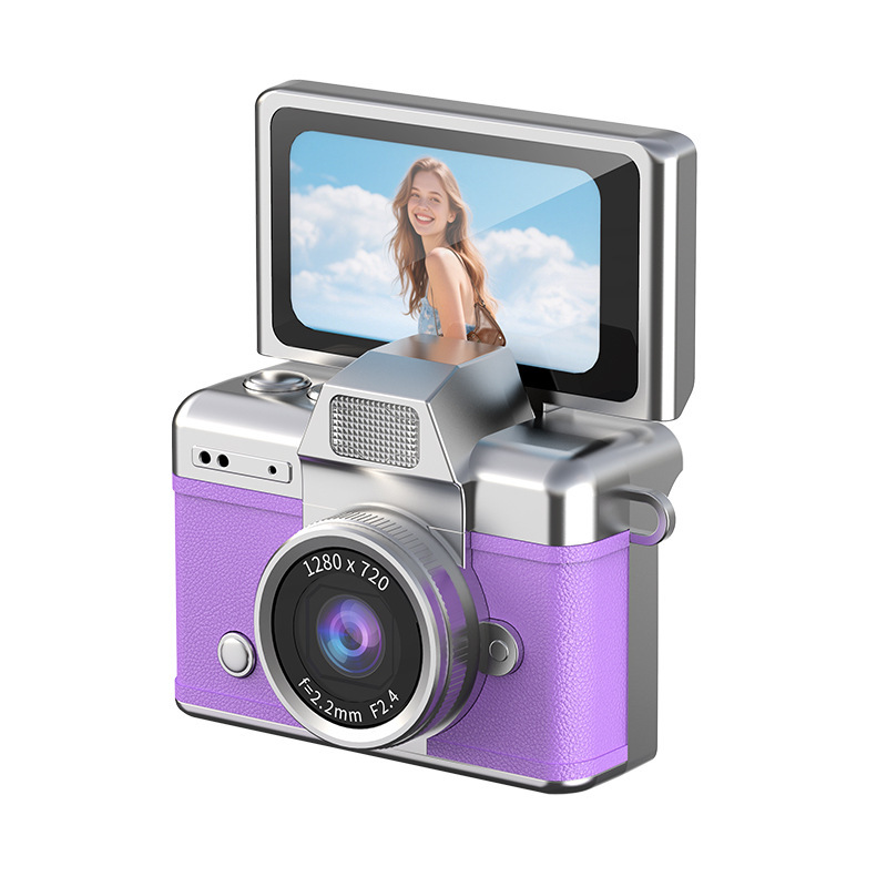 Thumb flip screen mini camera student campus digital CCD HD portable small camera