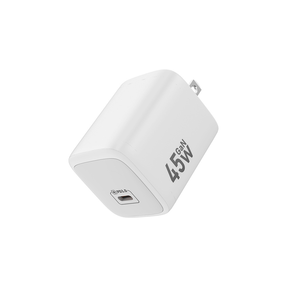US Standard PD45W ETL Certified Charger GaN Fast Charging Head Phone Computer Tablet Power Adapter