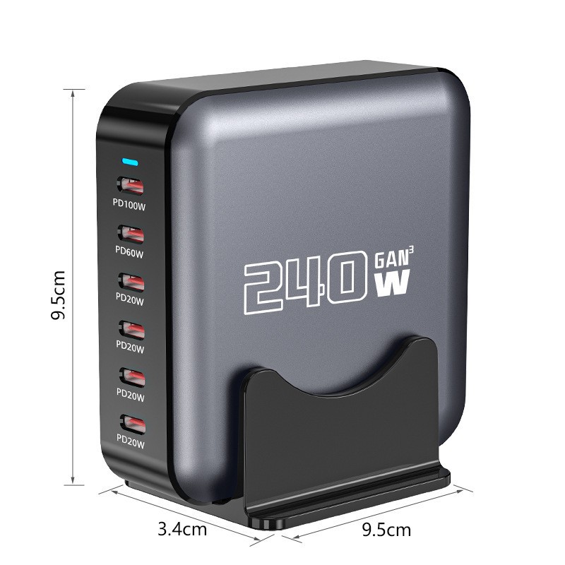 Strictly Selected 285W GaN PD Charger Exclusively for Multi-Port Laptop Mobile Phone Fast Charge Desktop Charger