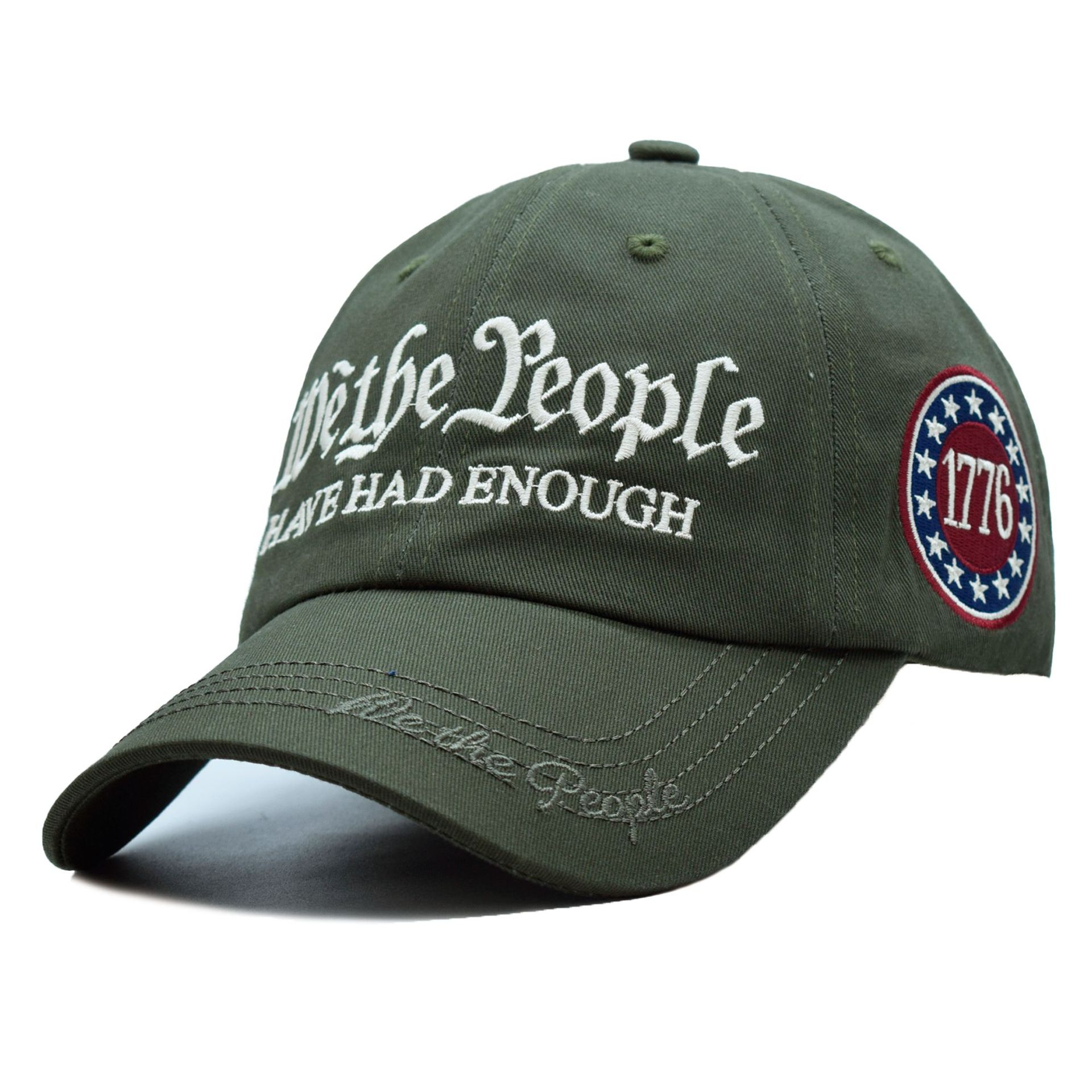 WETHEPEOPLE Embroidered Baseball Cap US Independent Station Distressed Outdoor Sun-Protective Hat Women's Visor Cap
