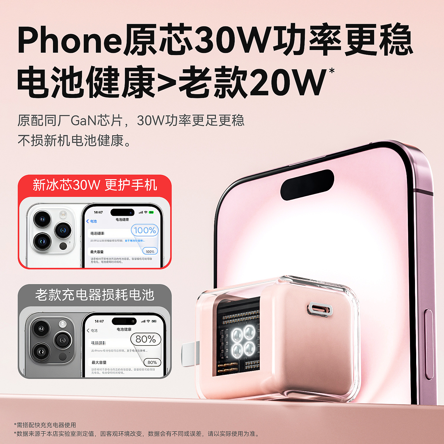 30W Fast Charger for Apple 17 Phone iPhone 16 Pro Max Charger 15-8 Data Cable PD Set