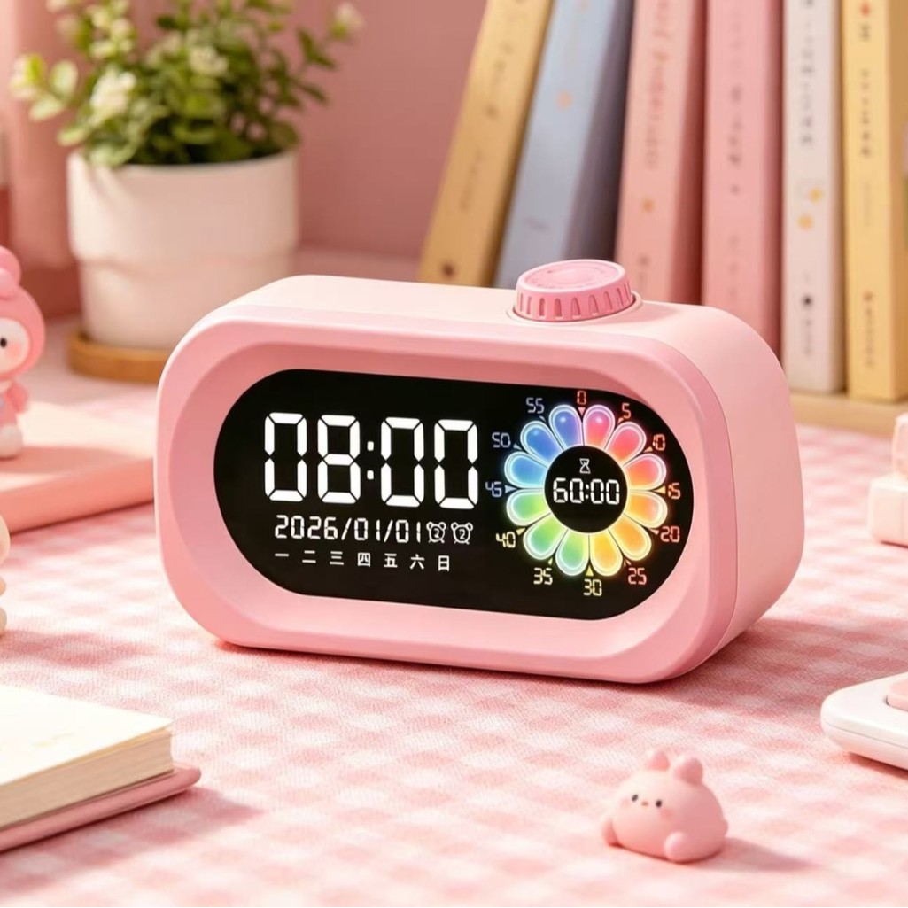2026 New Smart Timer Alarm Clock Student Special Children Learning Wake Up Get Up Time Manager