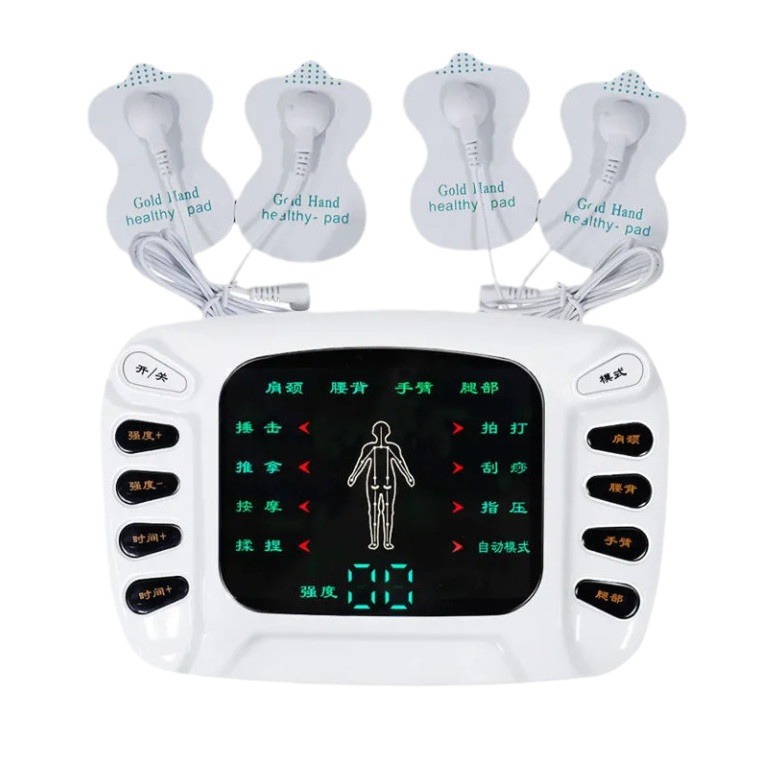 Multifunctional EMS foot massager home digital electrode pad mini pulse cervical physiotherapy patch