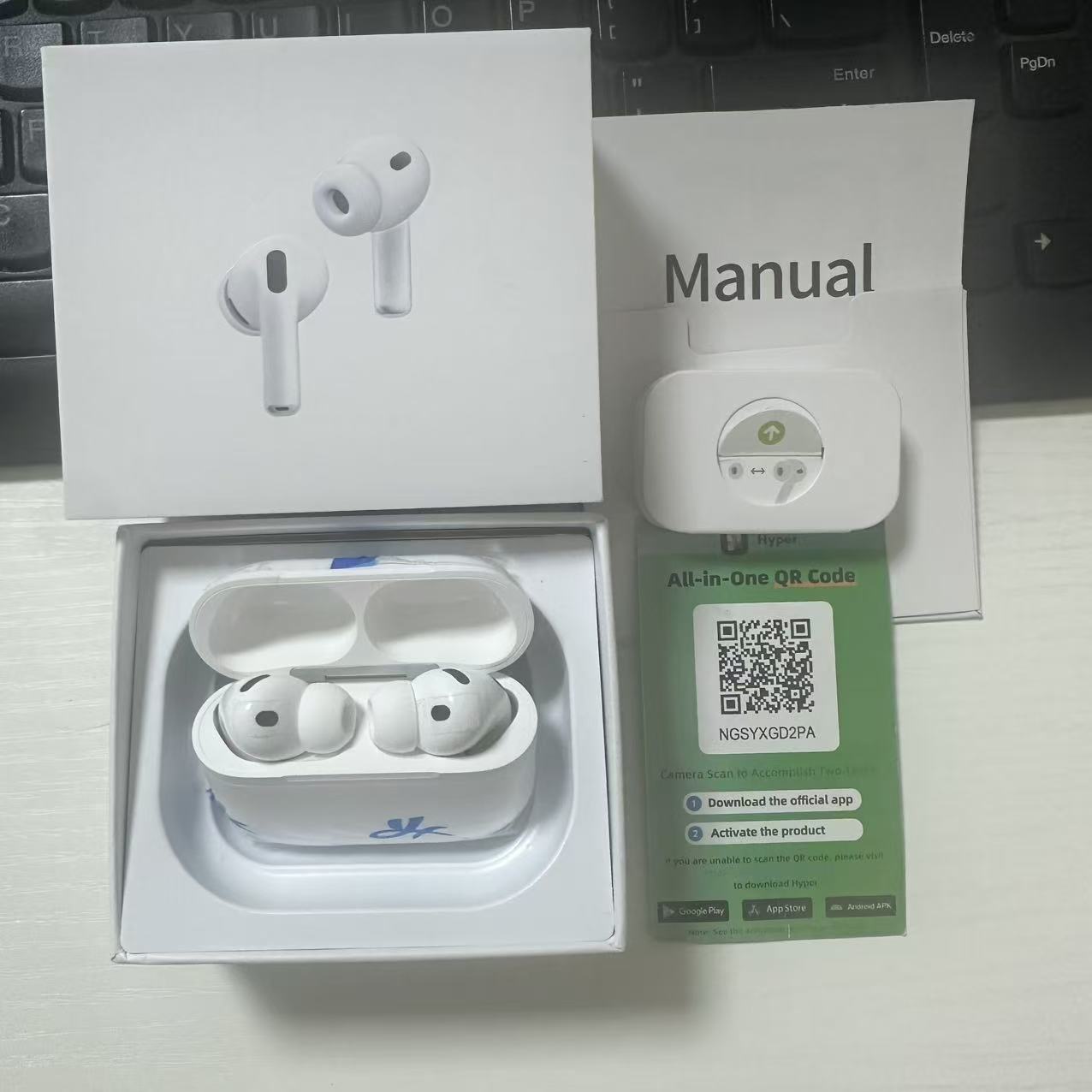 AI Translation Pro3 Wireless Bluetooth Earbuds Active Noise Reduction Air4 Ultra-long Standby Compatible with Apple Huawei Phones