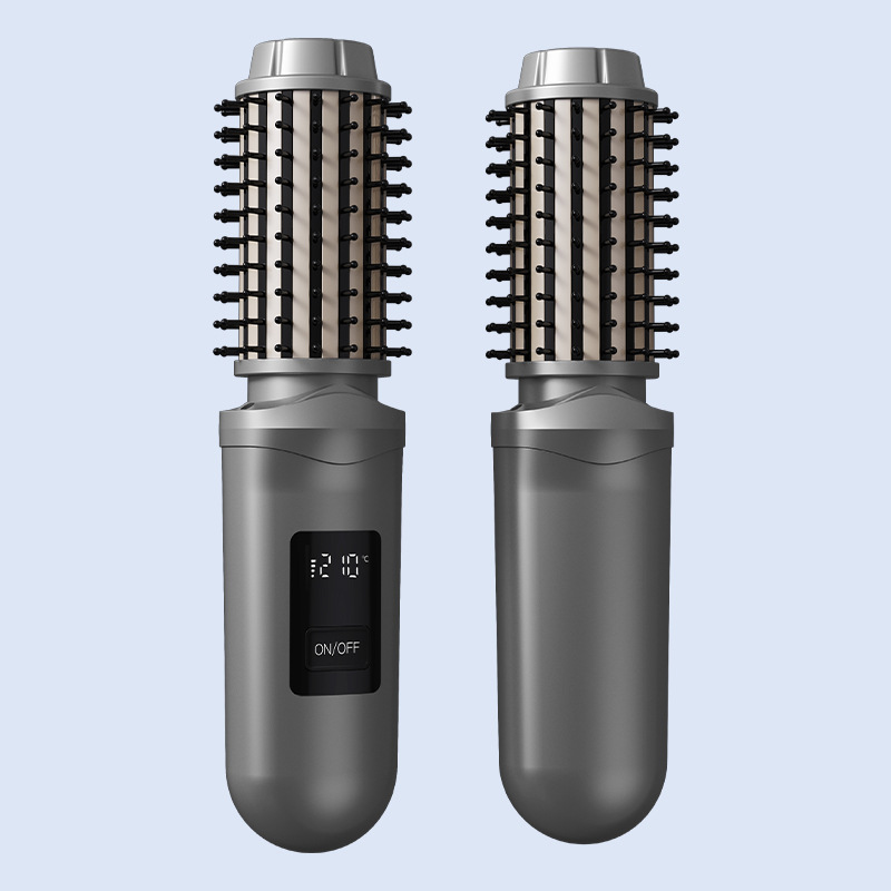 Curling comb electric wireless straightening comb 2-in-1 negative ion non-damaging curling iron big wave curling iron