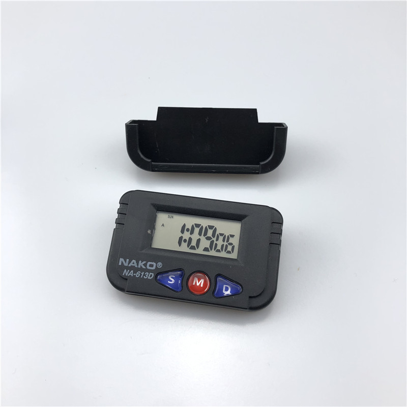 NA-613D Electronic Car Clock LED Display Random Adhesive Timer