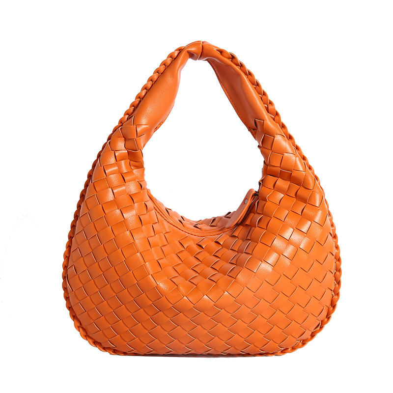 Woven Bag for Women Shoulder Underarm Bag Niche Textured Handheld Commuter Bag