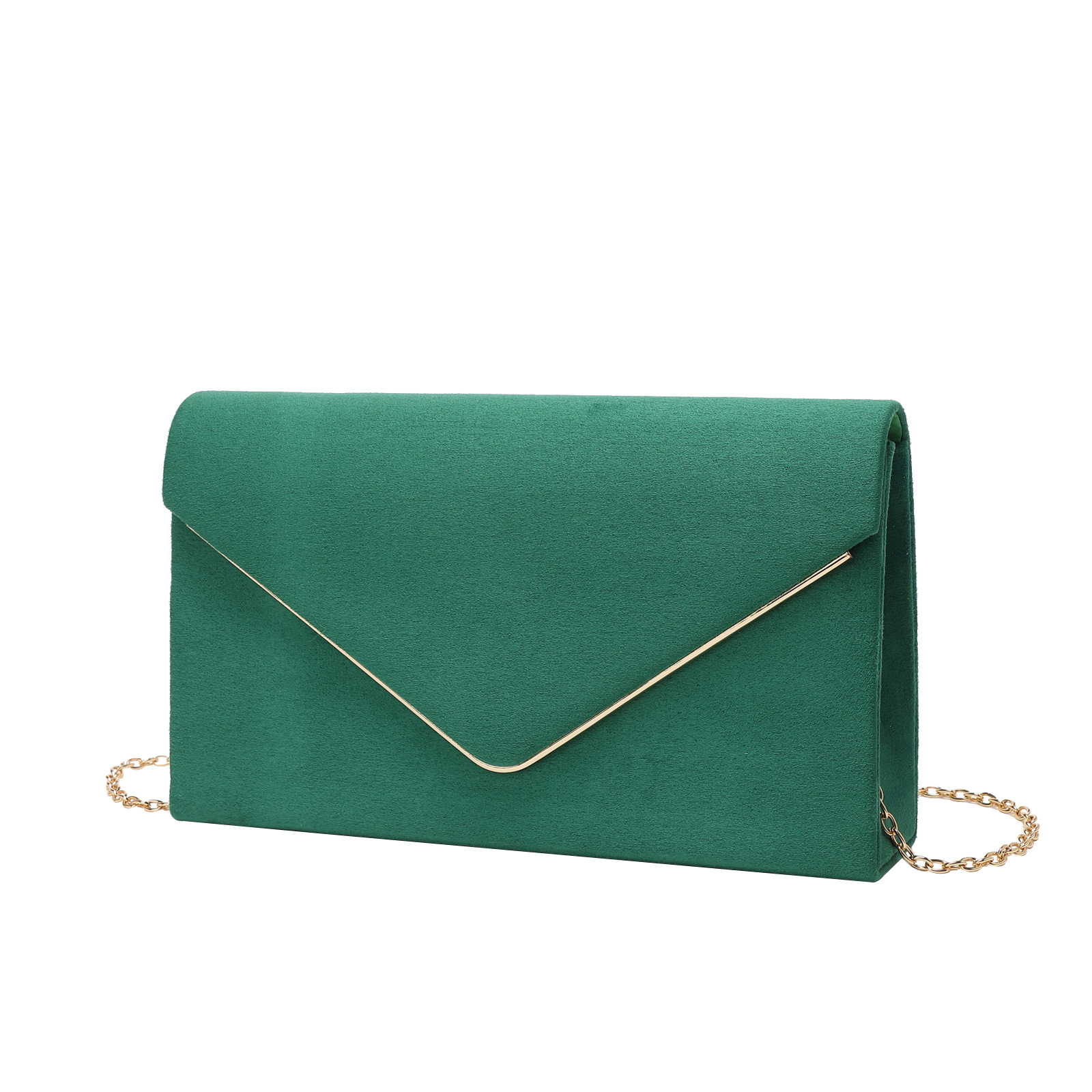 2023 New Women's Evening Bag Simple Clutch Bag Wedding Party Dress Evening Dress Bag Velvet Bag
