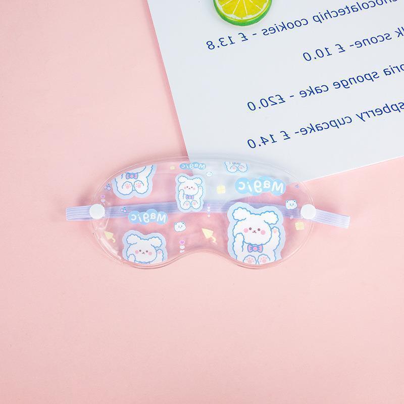 Cartoon fruit light-blocking eye mask, cold and hot compress ice eye patch, gel sleep ice eye mask, cold compress hot compress PVC