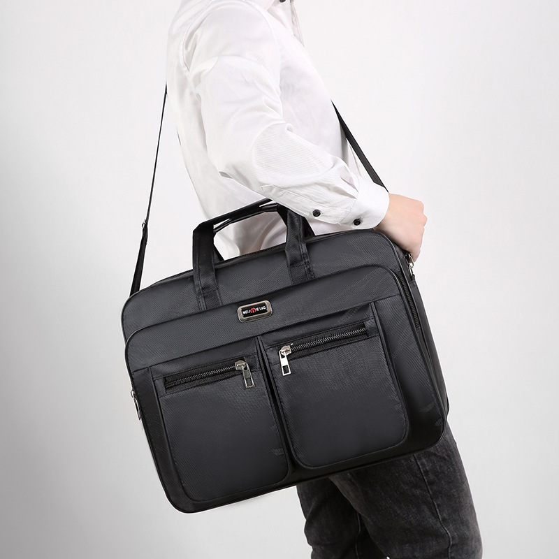 Men's single shoulder crossbody bag oxford cloth waterproof business briefcase casual sports handbag
