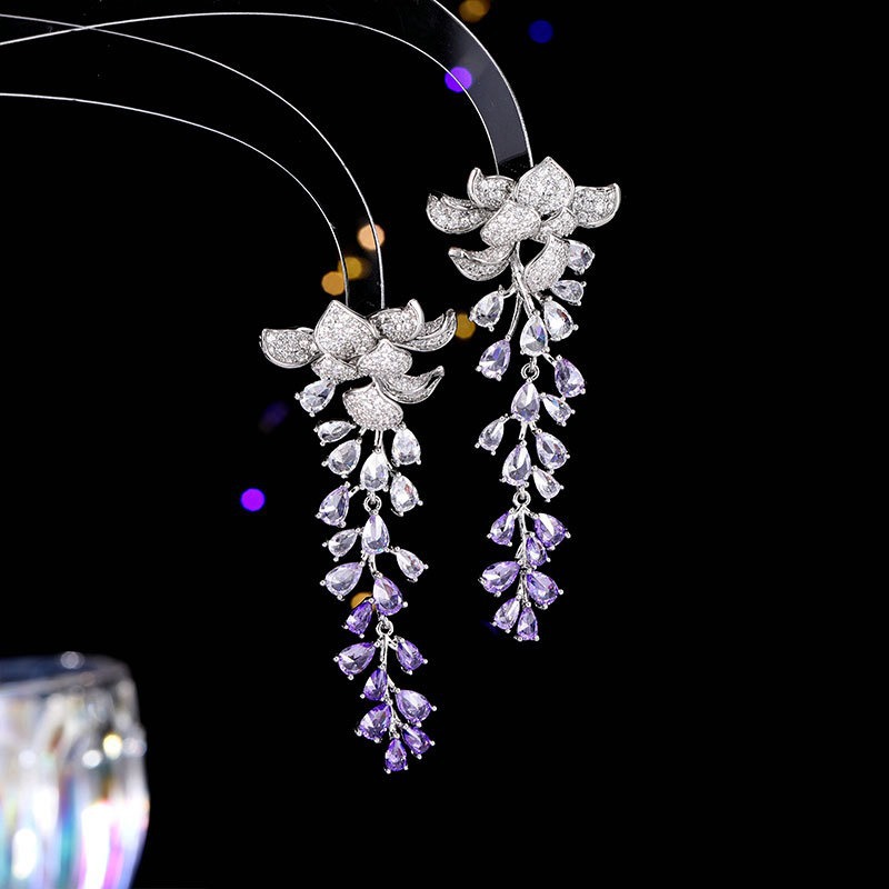 Heavy Craft Earrings Geometric Niche Ethnic Style Earrings s925 Silver Needle Earrings for Women