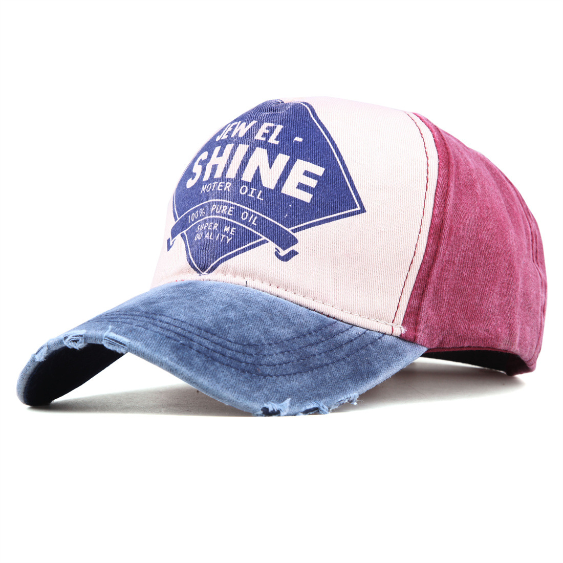 Spring/summer new baseball cap for men and women, coated cotton sun hat, shine outdoor hat