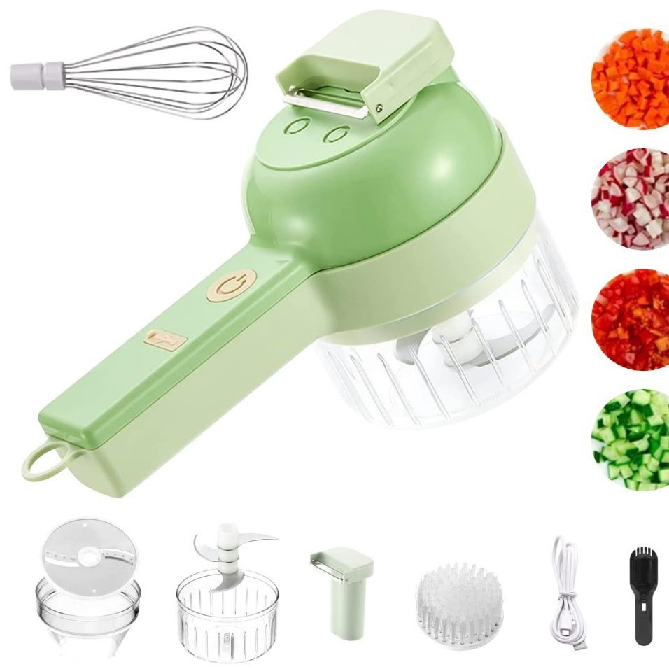 Gatling Vegetable Cutter Multifunctional Home Food Processor New Wireless Electric Dicing Machine Garlic Masher Meat Mincer