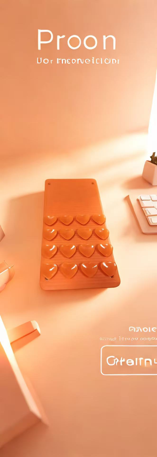 Heart-Shaped Suction Cup Silicone Phone Stand for Desktop and Computer, Lazy Person's Digital Accessory, Tablet Stand Collection, Convenient and Simple