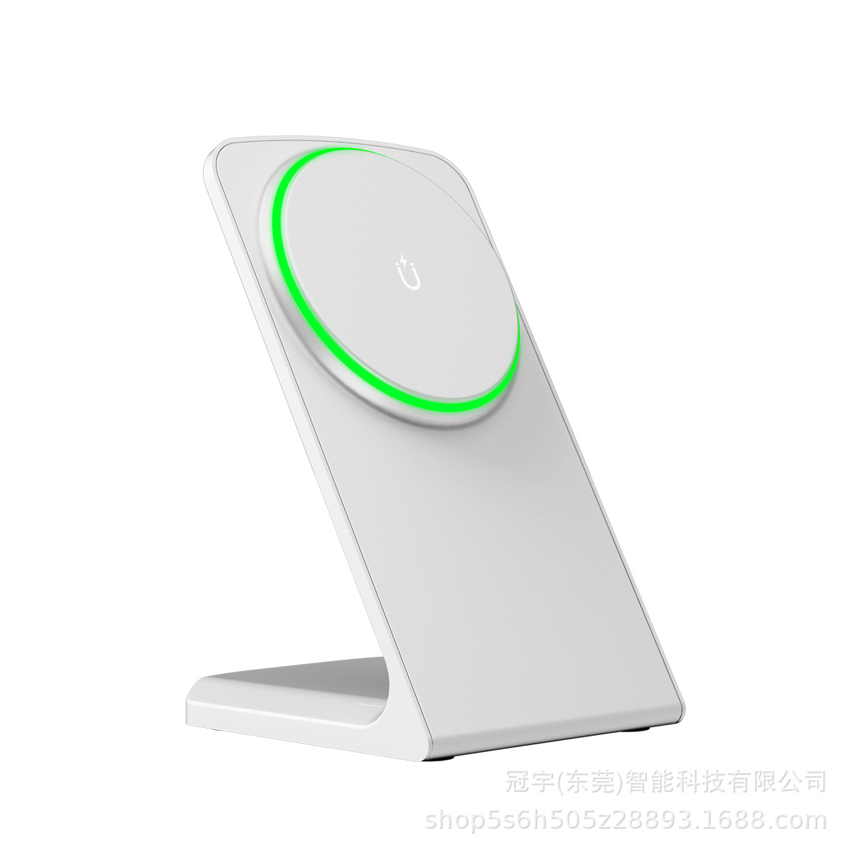 Magnetic Apple phone wireless charger desktop 15W vertical stand for Apple phone wireless charger