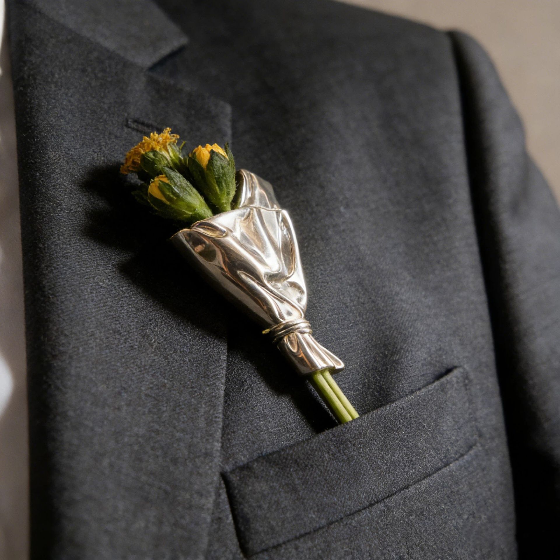 New Flower Brooch Freely Wearable Flower Brooch Exquisite Niche Brooch