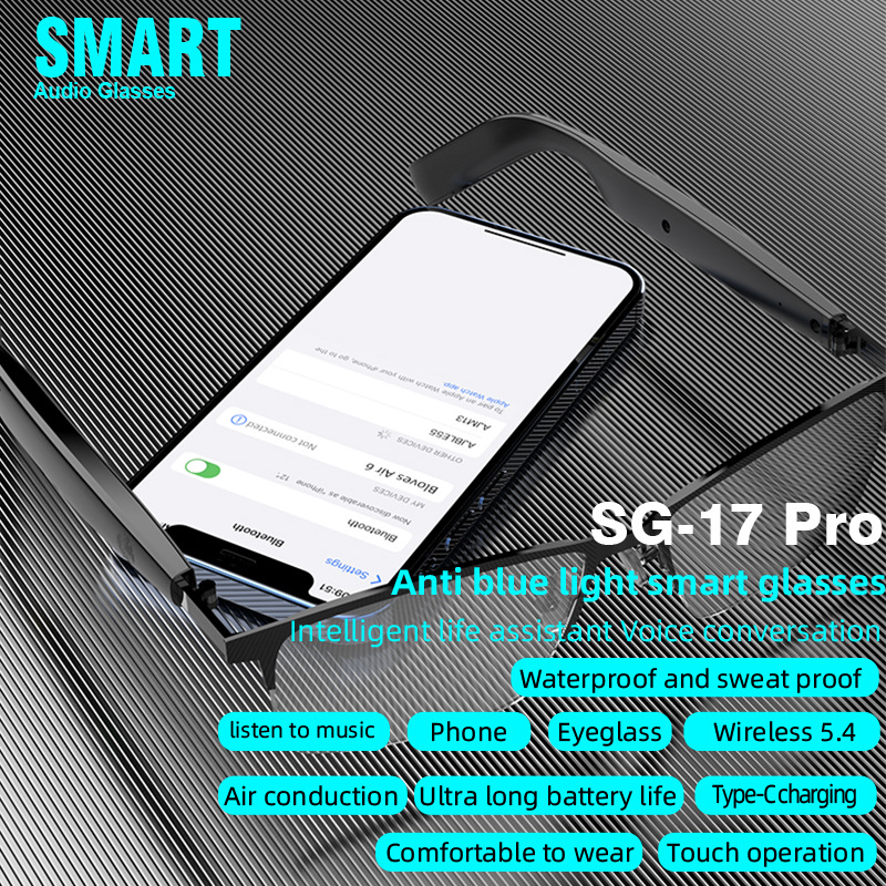 Bluetooth glasses for calls, music, driving navigation AI smart glasses