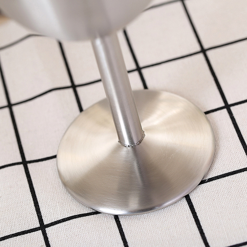 304 stainless steel goblet wine glass double-layer vacuum insulated champagne cocktail cup