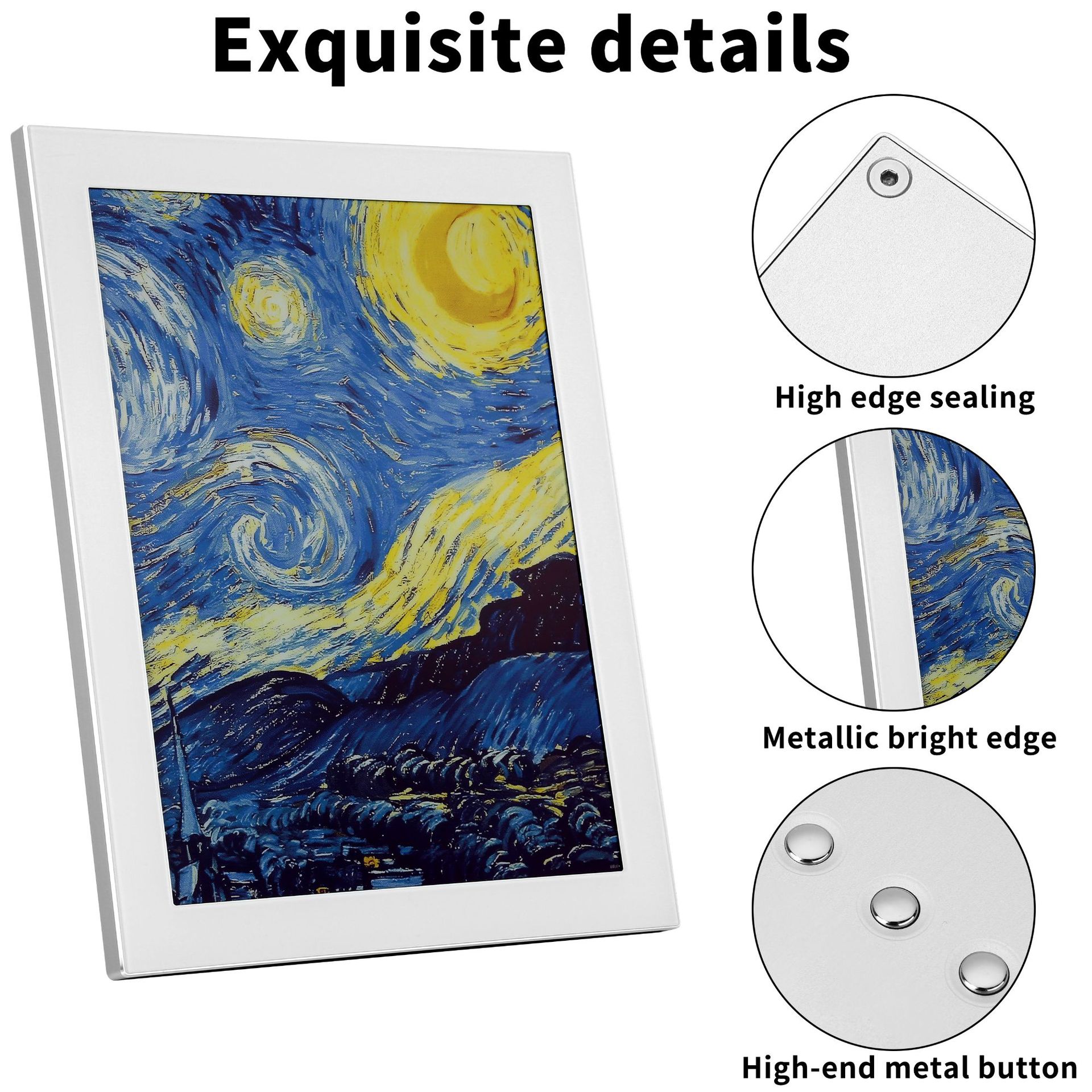 10.1 Inch 6 Colors High-Definition Digital Photo Frame E-Ink Electronic Album Home Smart Wireless Screen Projection Photos