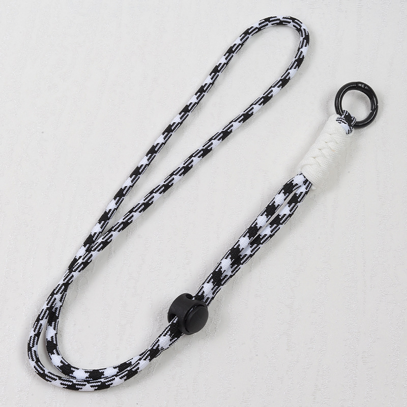 Phone lanyard wrist strap pendant phone chain hanging rope key female twist pendant neck hanging