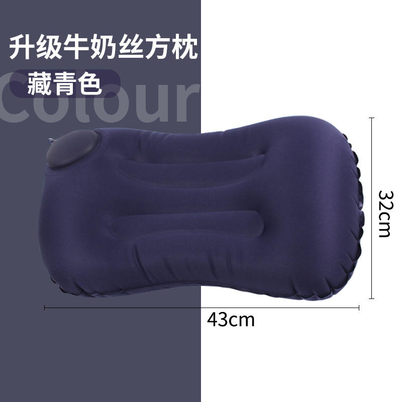 Press-Type Inflatable U-Shaped Pillow Sample Add Logo Air Pillow Core Office Backrest Pillow Portable Neck Protection Pillow