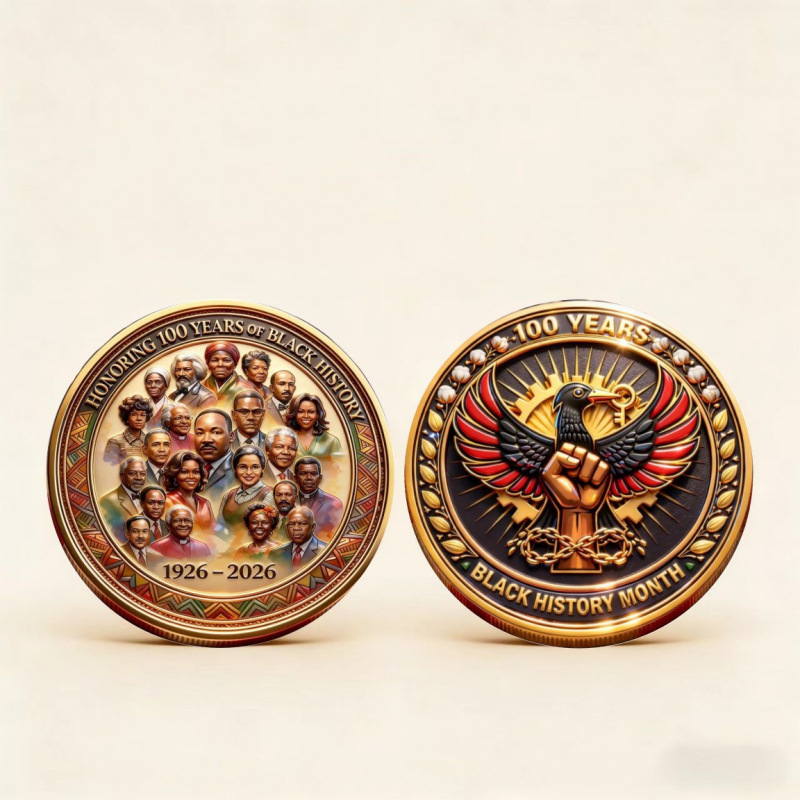 New Standalone Site Product Supplier 2026 Theme 250th Anniversary Coin 3D Commemorative Medal